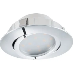 LED-alasvalo Eglo Pineda 6W Ø84mm kromi himmennettävä 95855