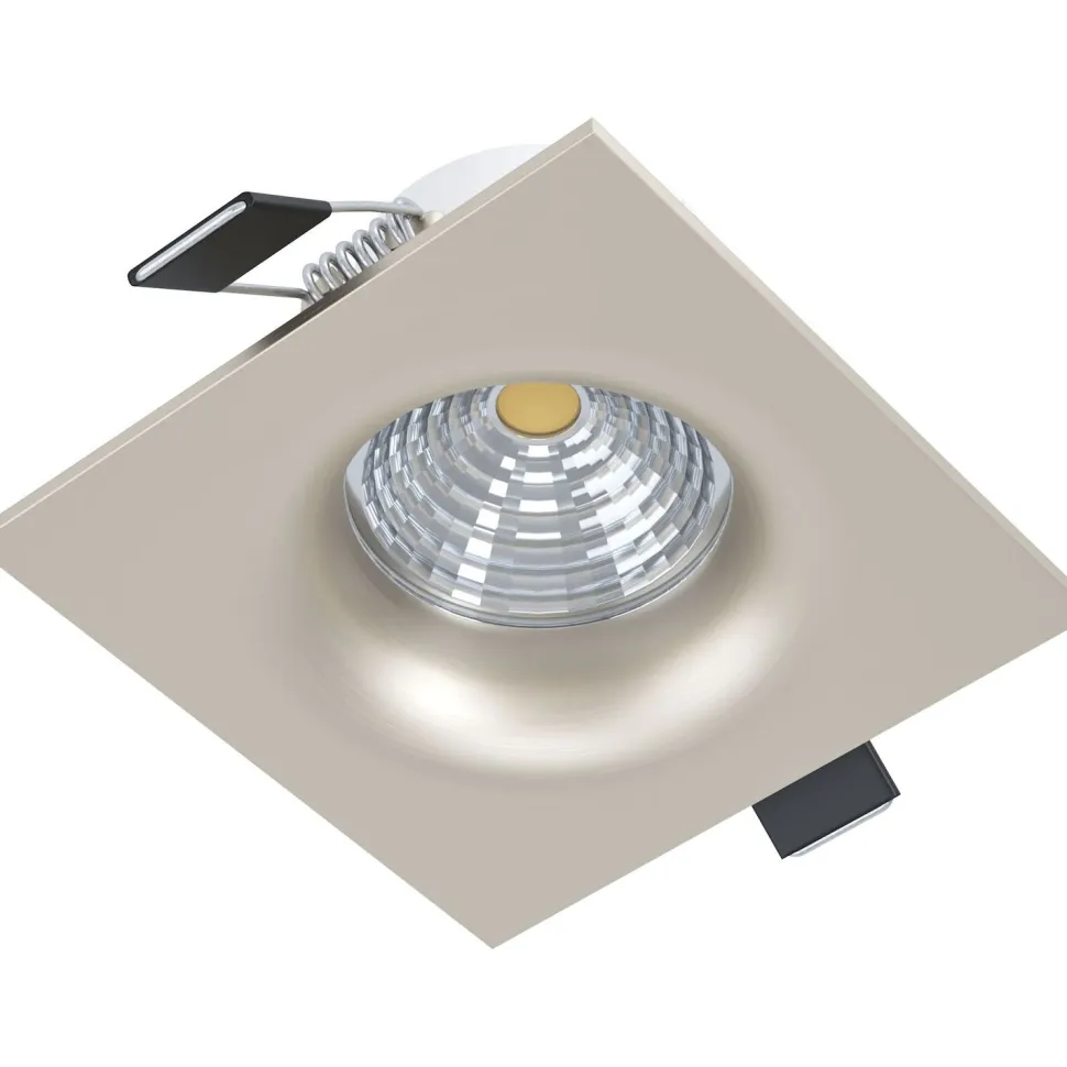 LED-alasvalo Eglo Saliceto 4000K harjattu teräs