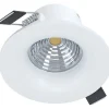 LED-alasvalo Eglo Saliceto Ø88 mm 4000K valkoinen