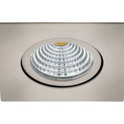 LED-alasvalo Eglo Saliceto 88x88 mm 2700K harjattu teräs