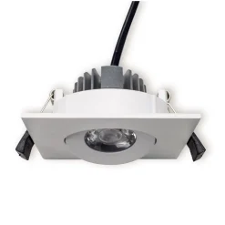 LED-alasvalo Ensto Velox ALS90NS 4W/840 90x90x41 mm IP20 valkoinen
