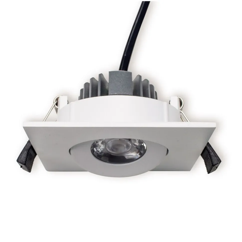 LED-alasvalo Ensto Velox ALS90NS 4W/840 90x90x41 mm IP20 valkoinen