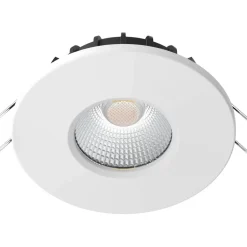 LED-alasvalo FocusLight Halo, 3 CCT, IP65/IP20, valkoinen