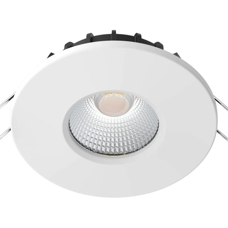 LED-alasvalo FocusLight Halo, 3 CCT, IP65/IP20, valkoinen