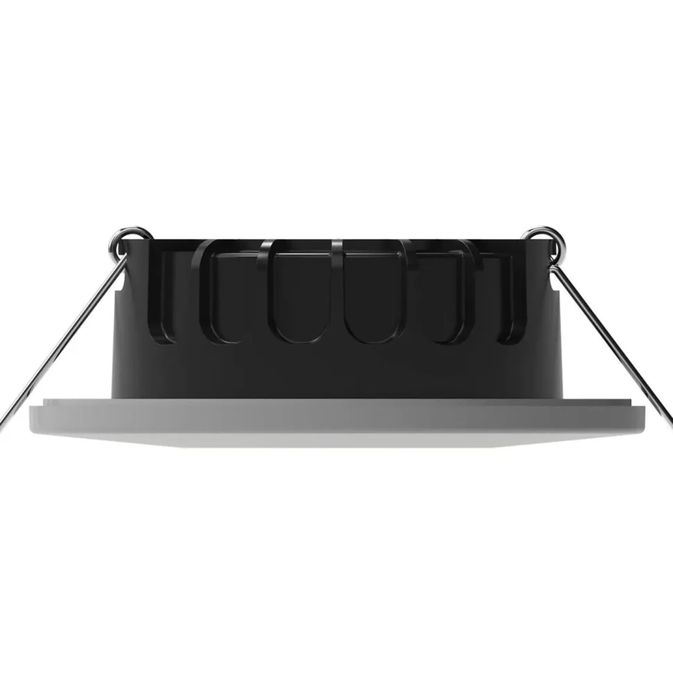 LED-alasvalo FocusLight Halo, 3 CCT, IP65/IP20, valkoinen