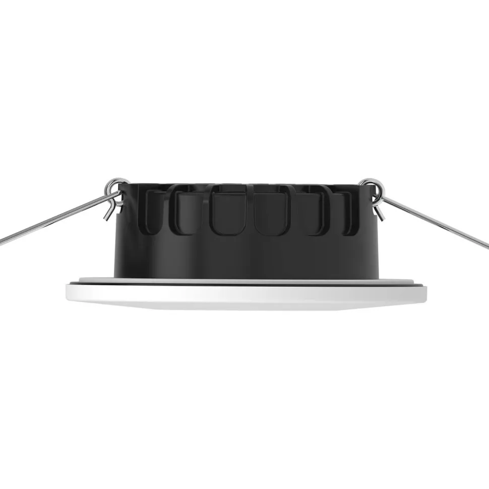 LED-alasvalo FocusLight Halo, 3 CCT, IP65/IP20, valkoinen