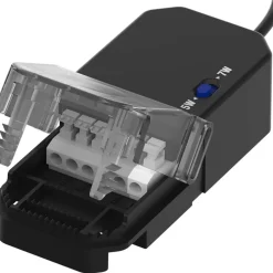 LED-alasvalo FocusLight Lumo, suunnattava, 3 CCT, IP65/IP20, musta