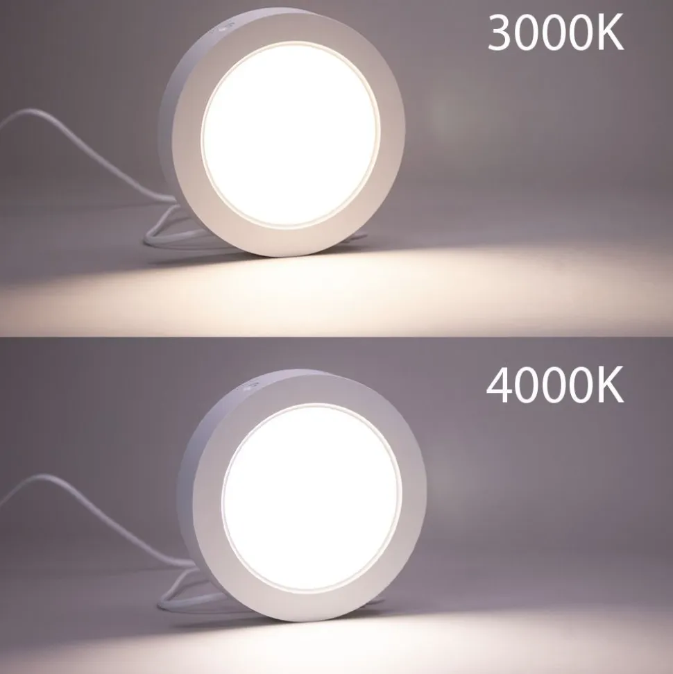 LED-alasvalo FTLIGHT Koala 18W IP43 1500lm 3000/4000K himmennettävä valkoinen
