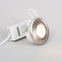 LED-alasvalo FTLIGHT Pallas 6W IP44 4000K himmennettävä kromi