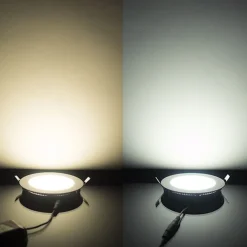 LED-alasvalo FTLIGHT Slim Style High Power 12W 4000K IP20/IP44 himmennettävä
