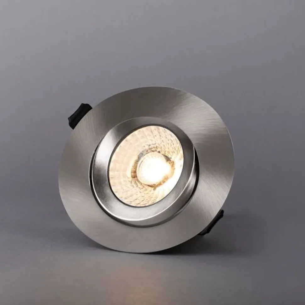 LED-alasvalo Hide-a-lite Comfort G3 Tilt 3000K teräs