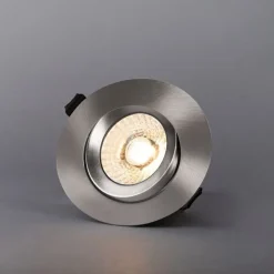 LED-alasvalo Hide-a-lite Comfort G3 Tilt Tune teräs