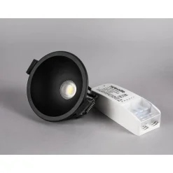 LED-alasvalo Hide-a-lite Globe G2 Recessed 3000K musta
