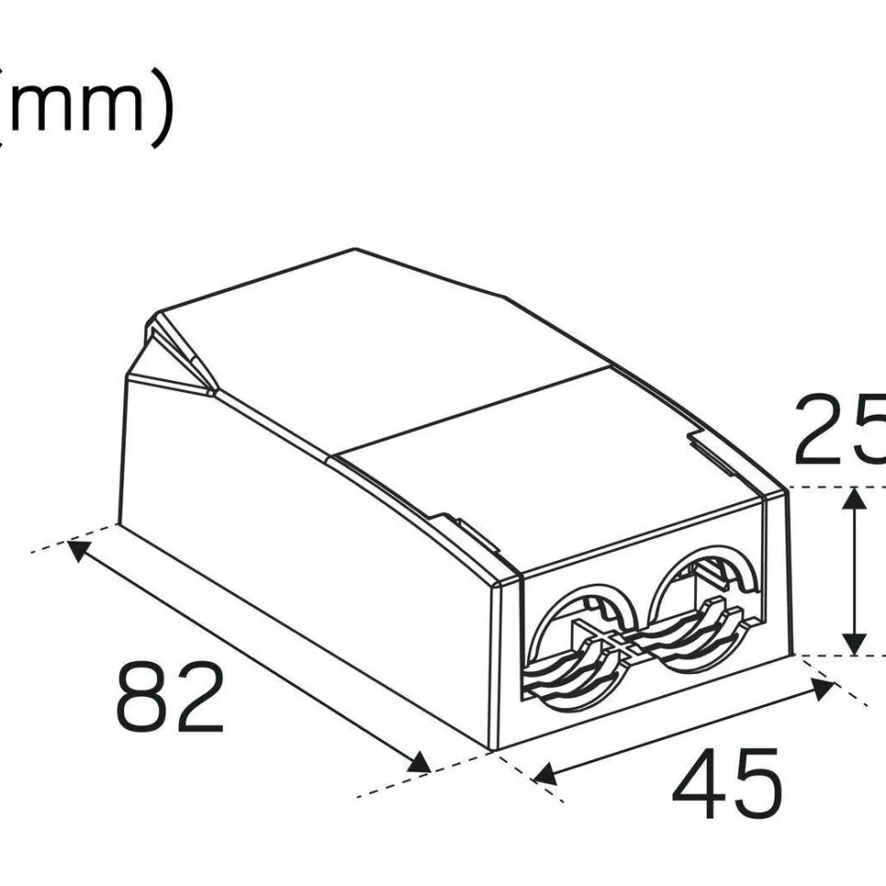LED-alasvalo Hide-a-lite Optic Quick Deep ISO 2700K valkoinen