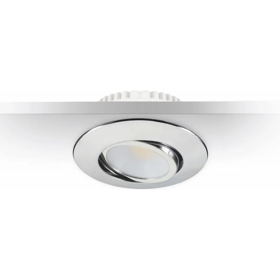 LED-alasvalo Malmbergs MD-230 5W, IP44, kromi