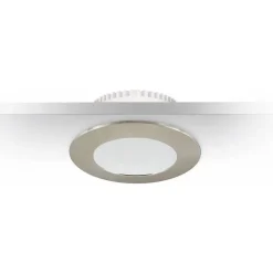 LED-alasvalo Malmbergs MD-232 10W, IP44, satiinikromi