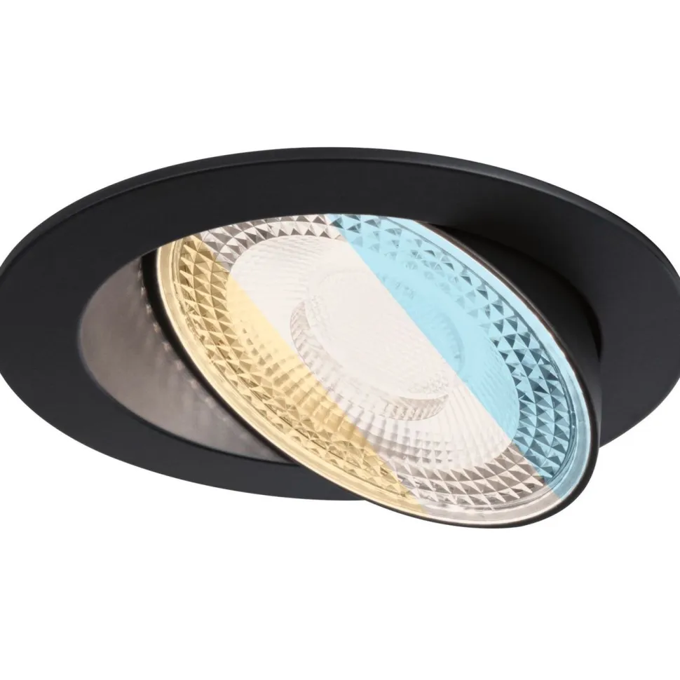 LED-alasvalo Paulmann Aumus Ø105mm upotettava 90° 5W 700lm himmennettävä 2700-6500K