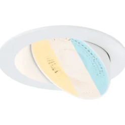 LED-alasvalo Paulmann Aumus Ø105mm upotettava 90° 5W 700lm himmennettävä 2700-6500K