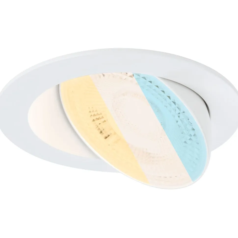 LED-alasvalo Paulmann Aumus Ø105mm upotettava 90° 5W 700lm himmennettävä 2700-6500K