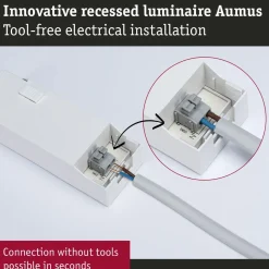 LED-alasvalo Paulmann Aumus Ø105mm upotettava 90° 5W 700lm himmennettävä 2700-6500K