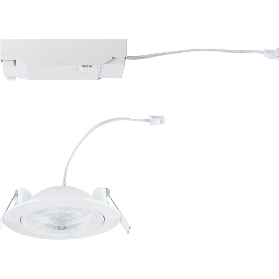 LED-alasvalo Paulmann Aumus Ø105mm upotettava 90° 5W 700lm himmennettävä 2700-6500K