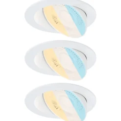 LED-alasvalo Paulmann Aumus Ø105mm upotettava 90° 5W 700lm himmennettävä 2700-6500K