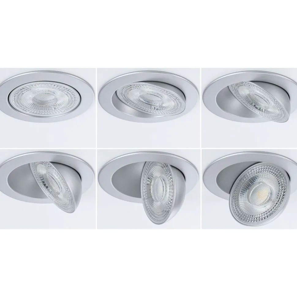 LED-alasvalo Paulmann Aumus Ø105mm upotettava 90° 5W 700lm himmennettävä 2700-6500K