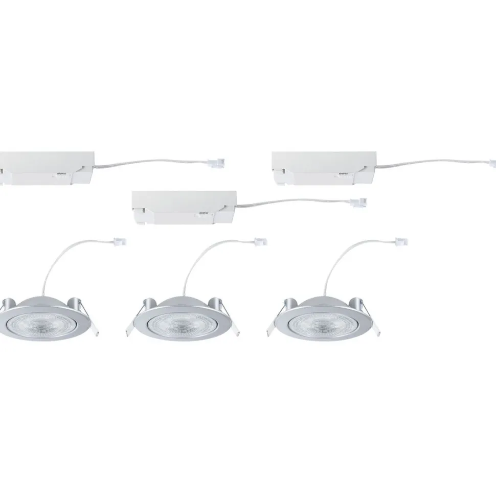 LED-alasvalo Paulmann Aumus Ø105mm upotettava 90° 5W 700lm himmennettävä 2700-6500K