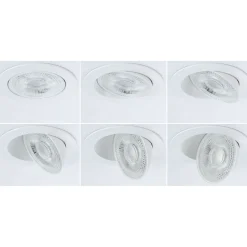 LED-alasvalo Paulmann Aumus Ø105mm upotettava 90° 5W 700lm himmennettävä 2700-6500K
