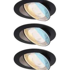 LED-alasvalo Paulmann Aumus Ø105mm upotettava 90° 5W 700lm himmennettävä 2700-6500K
