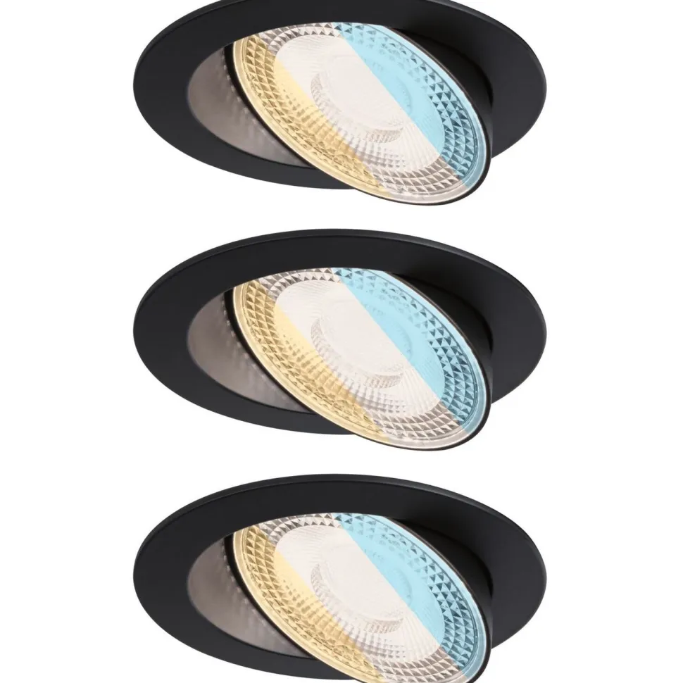 LED-alasvalo Paulmann Aumus Ø105mm upotettava 90° 5W 700lm himmennettävä 2700-6500K