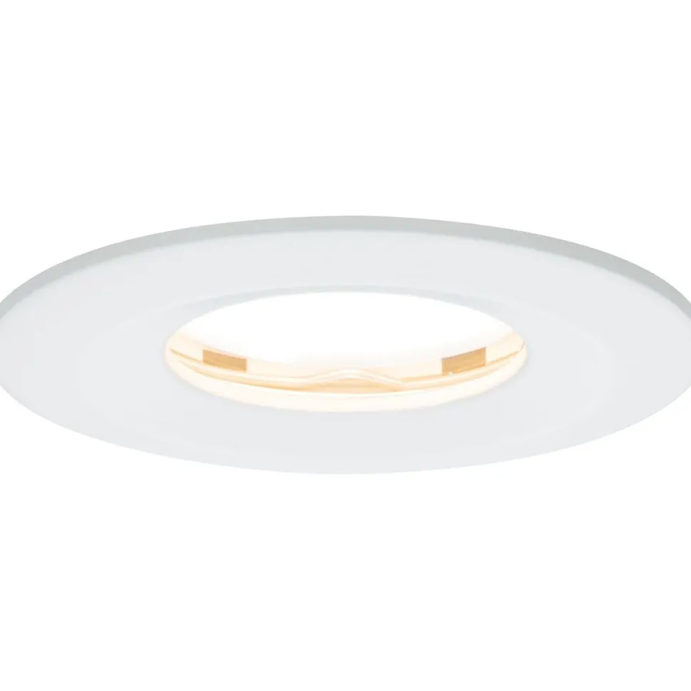 LED-Alasvalo Paulmann Coin Ø78mm himmennettävä IP65 2700K valkoinen