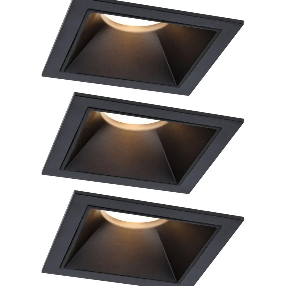 LED-alasvalo Paulmann Cole IP44 88x88mm 6W 470lm himmennettävä