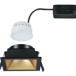 LED-alasvalo Paulmann Cole IP44 88x88mm 6W 470lm himmennettävä