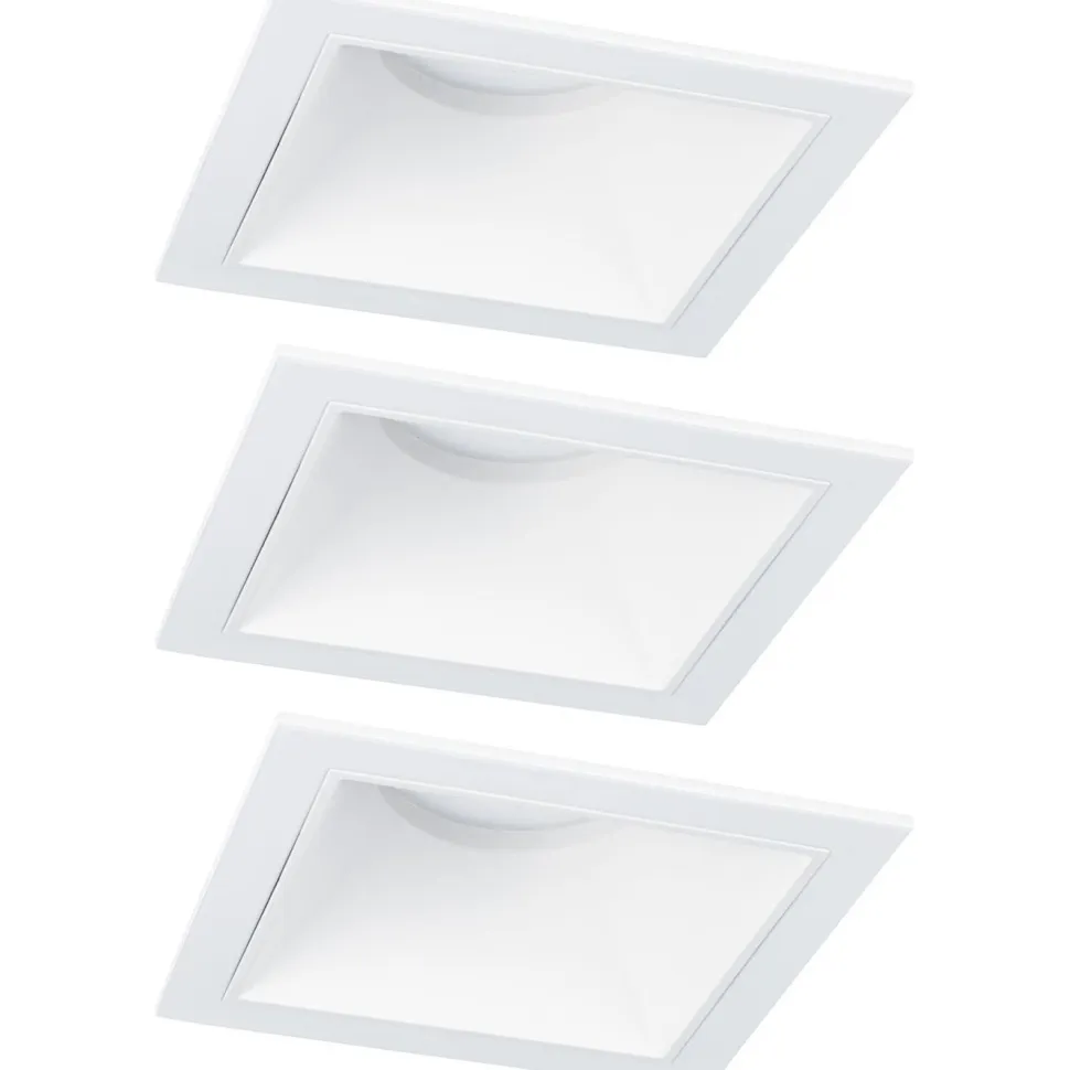 LED-alasvalo Paulmann Cole IP44 88x88mm 6W 470lm himmennettävä
