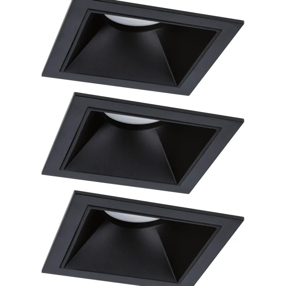 LED-alasvalo Paulmann Cole IP44 88x88mm 6W 470lm himmennettävä