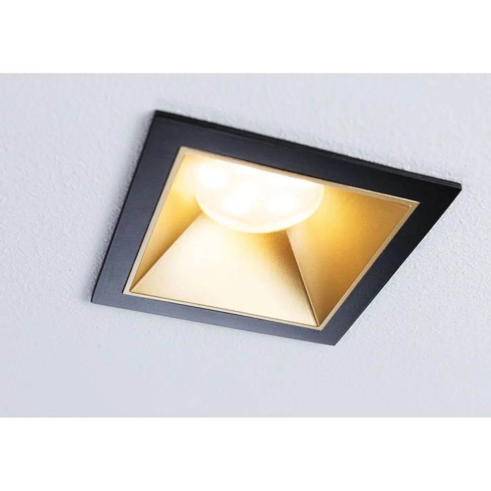 LED-alasvalo Paulmann Cole IP44 88x88mm 6W 470lm himmennettävä