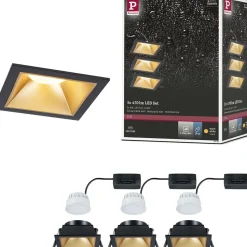 LED-alasvalo Paulmann Cole IP44 88x88mm 6W 470lm himmennettävä