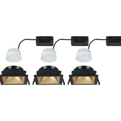 LED-alasvalo Paulmann Cole IP44 88x88mm 6W 470lm himmennettävä