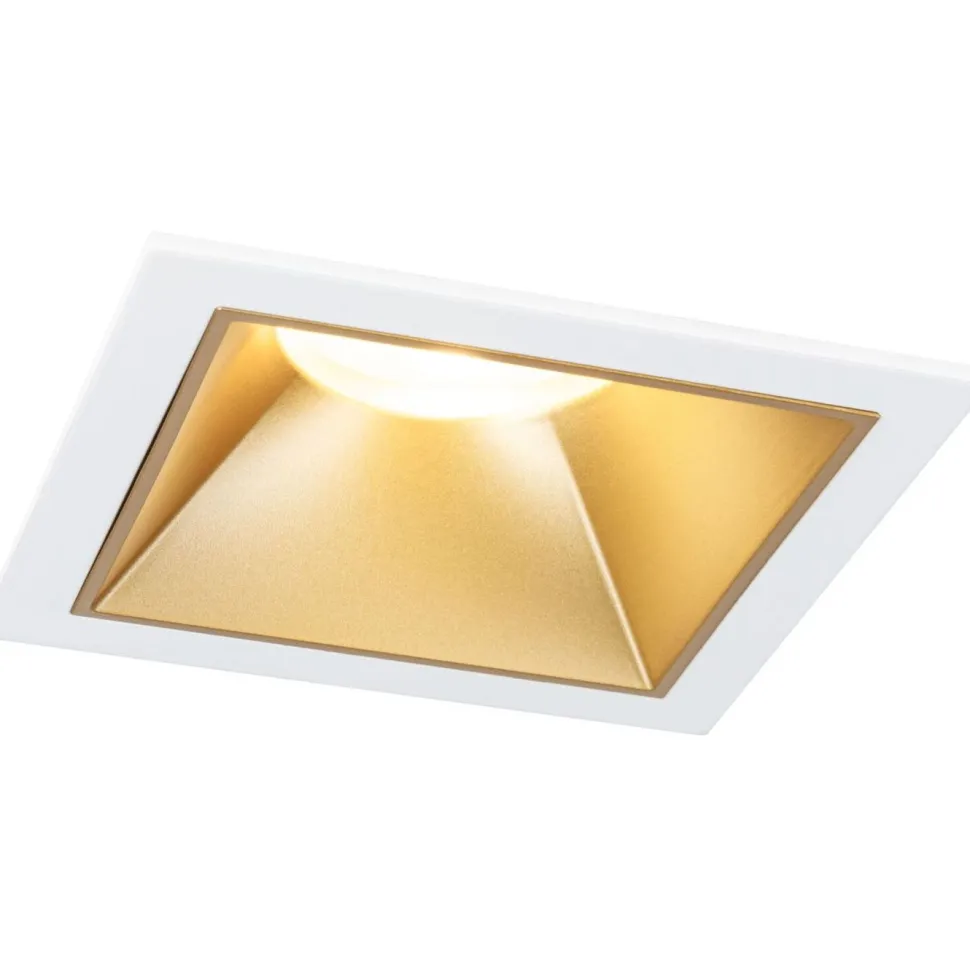 LED-alasvalo Paulmann Cole IP44 88x88mm 6W 470lm himmennettävä