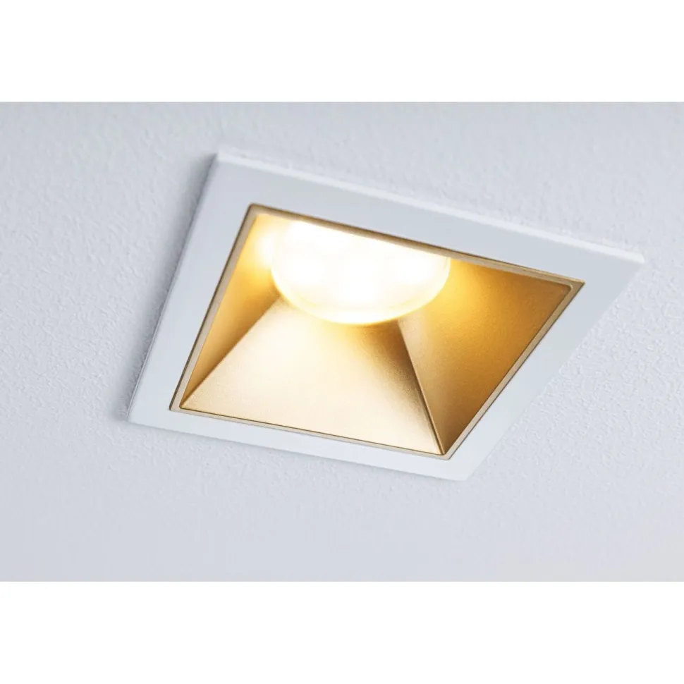 LED-alasvalo Paulmann Cole IP44 88x88mm 6W 470lm himmennettävä