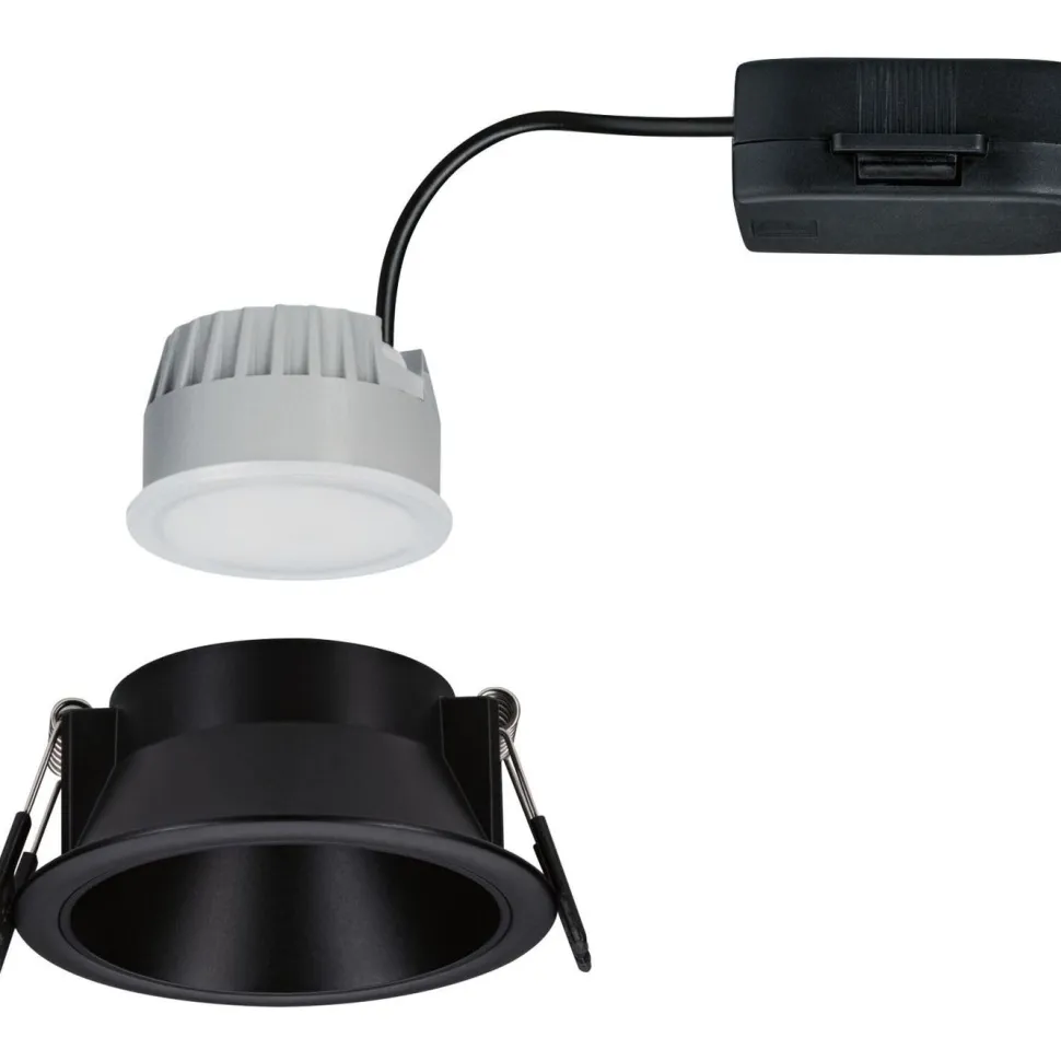 LED-alasvalo Paulmann Cole Ø88mm IP44 6W 470lm himmennettävä 2700K