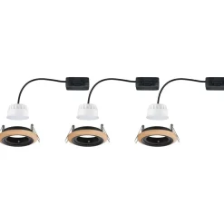 LED-alasvalo Paulmann Lanati Ø84mm upotettava 30° 6W 470lm 2700K