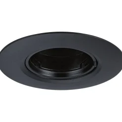 LED-alasvalo Paulmann Ø90mm GU10 max. 10W upotettava musta, 3kpl/pkt