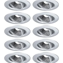 LED-alasvalo Paulmann Ø90mm kääntyvä 30° GU10 max. 10W upotettava, eri vaihtoehtoja