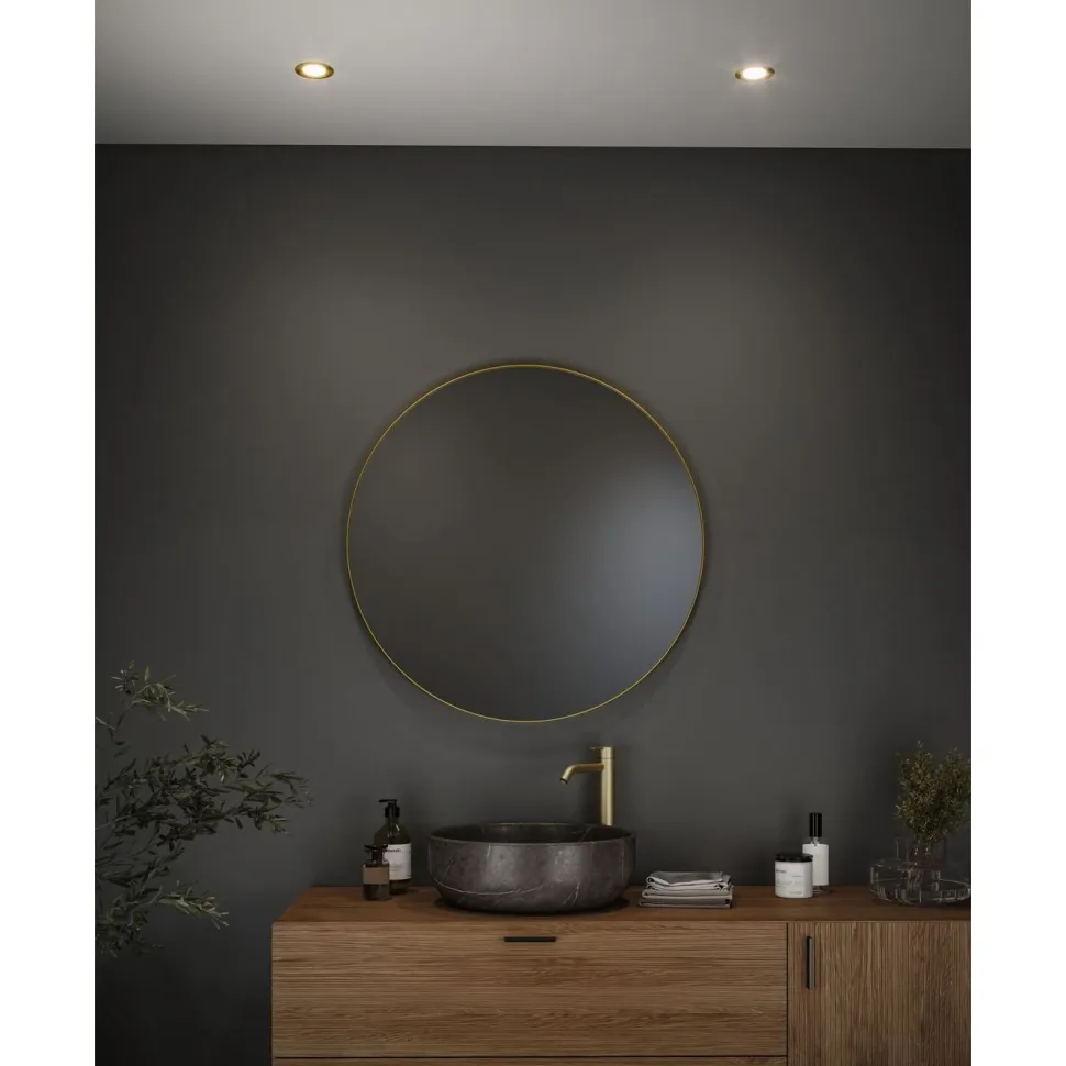 LED-alasvalo Paulmann Nova Coin Basic IP44 Ø78mm 6W 470lm 2700K upotettava mattakulta 3kpl/pkt