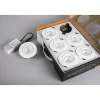 LED-alasvalosarja Hide-a-lite Comfort G3 Tilt 6-Pack 2700K valkoinen
