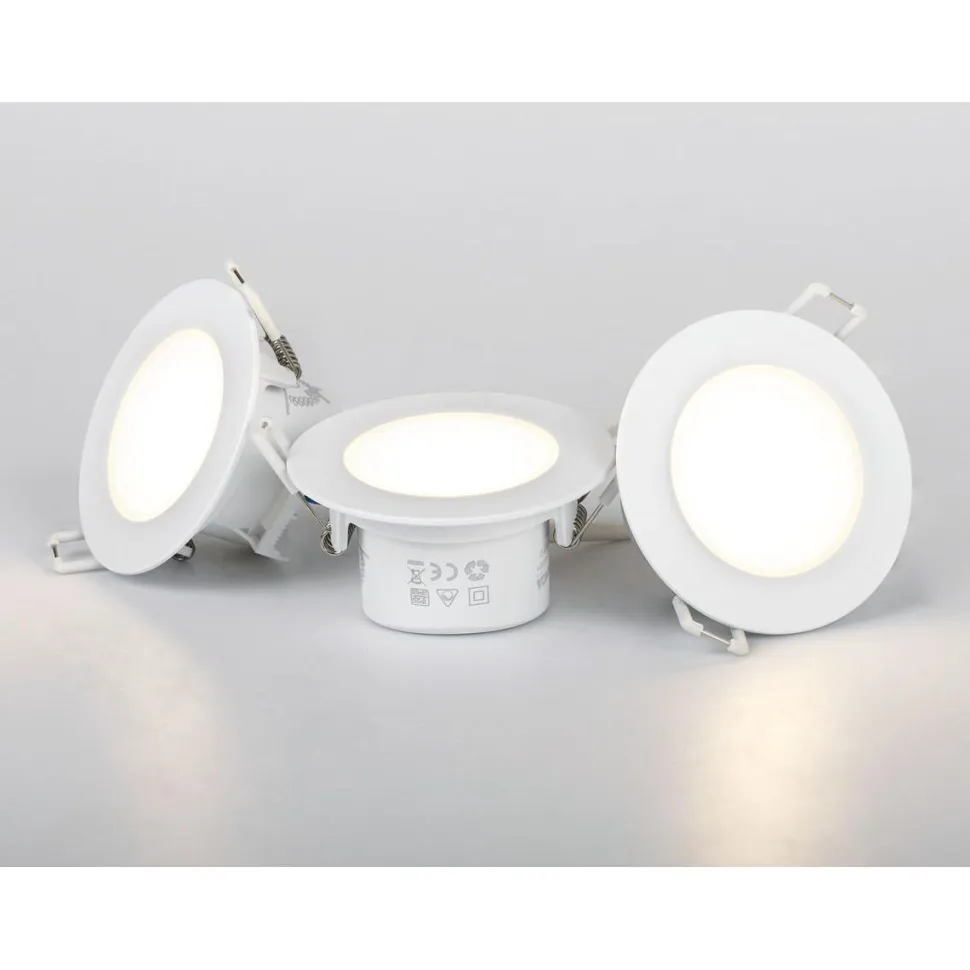 LED-alasvalosarja Llitt Doris 3-osainen valkoinen