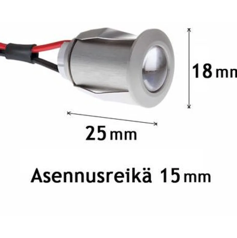 LED-alasvalosetti Highline Spot teholed 6x3W alumiini + virtalähde 350mA