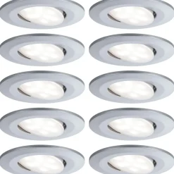 LED-Alasvalosetti Paulmann Calla 10-osainen suunnattava himmennettävä 4000K mattavalkoinen